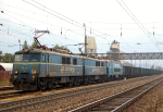 Lokomotiva: ET41-182 + ET22-157 | Vlak: Pn 1nsl 47845 ( Swinoujscie - Medribrodie nad Oravou ) | Msto a datum: Varn (SK) 31.08.2013