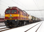 Lokomotiva: M62M-001 | Vlak: Nex 59510 ( Petrovice u Karvin st.hr. - Most nov ndr. ) | Msto a datum: Petrovice u Karvin (CZ) 25.01.2013