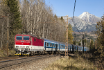 Lokomotiva: 162.003-8 | Vlak: R 441 Excelsior ( Cheb - Koice ) | Msto a datum: trba 28.10.2014