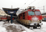 Lokomotiva: 350.002-2 | Vlak: EC 273 Avala ( Praha hl.n. - Beograd ) | Msto a datum: Bratislava hl.st. 18.01.2013