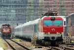 Lokomotiva: 350.001-4 | Vlak: EC 170 Hungaria ( Budapest Kel.pu. - Berlin Hbf. ) | Msto a datum: Brno hl.n. (CZ) 27.04.2013