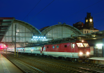 Lokomotiva: 350.001-4 | Vlak: IC 561 ohaj ( Praha hl.n. - Vesel nad Moravou ) | Msto a datum: Praha hl.n. (CZ) 12.01.2015