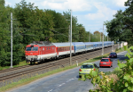 Lokomotiva: 350.002-2 | Vlak: EC 278 Metropolitan ( Budapest Nyugati pu. - Praha hl.n. ) | Msto a datum: Kojice (CZ) 27.07.2018