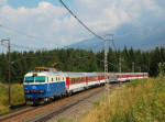 Lokomotiva: 350.004-8 | Vlak: IC 501 Zelmer ( Bratislava hl.st. - Koice ) | Msto a datum: trba 23.07.2010