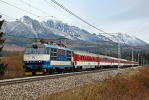 Lokomotiva: 350.005-5 | Vlak: R 606 PANTA RHEI.SK ( Koice - Bratislava hl.st. ) | Msto a datum: trba 25.10.2017