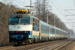 Lokomotiva: 350.008-9 | Vlak: EC 174 ( Budapest Kel.pu. - Hamburg-Altona ) | Msto a datum: Koln (CZ) 14.02.2006