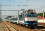 Lokomotiva: 350.012-1 | Vlak: EC 174 Jan Jesenius ( Budapest keleti pu. - Hamburg-Altona ) | Msto a datum: Beclav (CZ) 14.06.2013