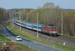 Lokomotiva: 361.130-8 | Vlak: Ex 125 Valask expres ( Praha hl.n. -  ilina ) | Msto a datum: Kojice (CZ) 19.04.2019