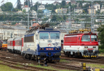 Lokomotiva: 362.002-8, 240.114-9 | Vlak: R 607 Liptov ( Bratislava hl.st. - Koice ) | Msto a datum: Bratislava hl.st. 15.07.2013