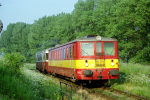 Lokomotiva: 830.007-1 | Vlak: Os 18721 ( Preov - Strske ) | Msto a datum: Nin ebastov 03.06.1996