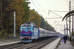Lokomotiva: S4-187 | Vlak: CP 13/14 ( Kyiv-Pasazhyrskyi - Solotvyno ) | Msto a datum: Maliutynka 17.10.2019