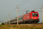 Lokomotiva: 1016.003-4 | Vlak: OEC 541 ( Salzburg Hbf. - Wien Westbf. ) | Místo a datum: Markersdorf a.d.Pielach 08.08.2007
