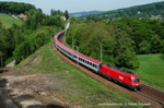 Lokomotiva: 1016.018-2 | Vlak: OIC 545 ( Salzburg Hbf. - Wien Westbf. ) | Msto a datum: Rekawinkel 08.05.2009