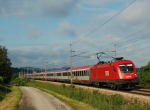 Lokomotiva: 1016.031-5 | Vlak: OEC 767 ( Salzburg Hbf. - Wien Westbf. ) | Místo a datum: Neulengbach 19.05.2009