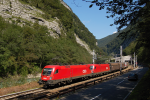 Lokomotiva: 1016.048-9 + 1116.268-2 | Vlak: DG 54434 ( Salzburg Gnigl - Hall in Tirol ) | Msto a datum: Golling-Abtenau 16.08.2009