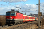 Lokomotiva: 1044.052 | Vlak: EZ 5914 ( Wien FJBf. - Passau Hbf. ) | Místo a datum: Pasching 16.02.2008