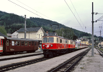 Lokomotiva: 1099.003-4 + 1099.006-7 | Vlak: E 1968 tscherland ( Mariazell - St.Plten Hbf. ) | Msto a datum: Mariazell 14.05.1994