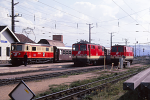 Lokomotiva: 1099.003-4, 2095.011-9, 2095.006-9 | Vlak: R 6832 ( Laubenbachmhle - St.Plten Hbf. ) | Msto a datum: Ober Grafendorf 05.10.1994