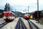 Lokomotiva: 1099.013-3 | Vlak: R 6832 ( Laubenbachmhle - St.Plten Hbf. ) | Msto a datum: Rabenstein   09.10.1993
