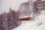 Lokomotiva: 1099.014-1 | Vlak: R 6802 ( Mariazell - St.Plten Hbf. ) | Msto a datum: Winterbach 27.12.1991