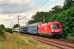 Lokomotiva: 1116.079-3 | Vlak: D 13259  Jadran-Express ( Praha hl.n. - Split ) | Msto a datum: Hohenau 05.08.2005