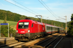 Lokomotiva: 1116.124-7 | Vlak: IC 843 ( Wels Hbf. - Wien Westbf. ) | Místo a datum: Unter Oberndorf 08.05.2009