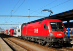 Lokomotiva: 1116.133 | Vlak: R 2357 ( Břeclav - Payerbach-Reichenau ) | Místo a datum: Břeclav (CZ) 08.05.2012