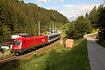 Lokomotiva: 1116.136-1 | Vlak: IC 513 ( Salzburg Hbf. - Graz Hbf. ) | Místo a datum: Hüttau 13.08.2009