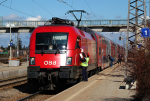 Lokomotiva: 1116.199-9 | Vlak: REX 2329 ( Beclav - Payerbach-Reichenau ) | Msto a datum: Hohenau 24.03.2009
