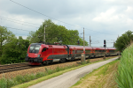 Lokomotiva: 1116.210 | Vlak: RJ 63 ( Mnchen Hbf. - Budapest Kel.pu. ) | Msto a datum: Neulengbach 19.05.2009