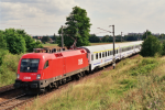 Lokomotiva: 1116.244-3 | Vlak: EC 330 ( Wien Sdbf. - Beclav ) | Msto a datum: Hohenau 05.08.2005
