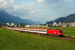 Lokomotiva: 1116.257-5 | Vlak: OEC 566 Stadt Innsbruck Wien Westbf. - Bregenz ) | Msto a datum: Schwaz 04.06.2009