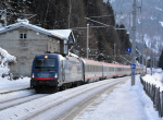 Lokomotiva: 1219.019 | Vlak: EC 84 ( Bologna Centrale - München Hbf. ) | Místo a datum: Gries 25.01.2019