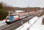 Lokomotiva: 1216.226 | Vlak: EC 172 Vindobona ( Wien Sdbf. - Hamburg-Altona ) | Msto a datum: Koln (CZ) 17.02.2009
