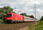 Lokomotiva: 1216.226 | Vlak: EC 172 Vindobona ( Villach Hbf - Hamburg-Altona ) | Místo a datum: Kolín (CZ) 07.09.2010