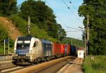 Lokomotiva: ES 64 U2-019 ( WLC ) | Vlak: TEC 42921 | Místo a datum: Unter Oberndorf 08.05.2009