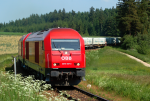 Lokomotiva: 2016.007-3 + 2016.015-6 | Vlak: VG 73144 ( Schwarzenau - Waldhausen ) | Místo a datum: Ganz 13.06.2006