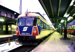 Lokomotiva: 4010.014-1 | Vlak: IC 611 Bergisel ( Innsbruck Hbf. - Graz Hbf. ) | Msto a datum: Schwarzach-St.Veit 19.02.1994
