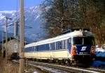 Lokomotiva: 4010.014-1 | Vlak: IC 556 Grazer Kurier ( Graz Hbf. - Wien Sdbf. ) | Msto a datum: Payerbach-Reichenau 15.12.1995