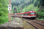 Lokomotiva: 4010.021-6 | Vlak: IC ( Graz Hbf. - Wien Südbf. ) | Místo a datum: Breitenstein 14.05.1994