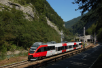 Lokomotiva: 4023.005-4 | Vlak: R 5068 ( Berchtesgaden Hbf. - Schwarzach-St.Veit ) | Místo a datum: Golling-Abtenau 16.08.2009