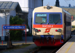 Lokomotiva: 5047.001-2 | Vlak: R 6304 ( Waidhofen a.d.Thyay - Gmünd NÖ ) | Místo a datum: Schwarzenau 13.06.2006