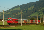 Lokomotiva: 80-73 038-6 | Vlak: REX 1505 ( Wörgl Hbf. - Schwarzach-St.Veit ) | Místo a datum: Brixen im Thale 15.08.2009