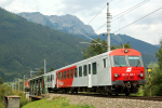 Lokomotiva: 80-73 125-1 | Vlak: REX 3907 ( Linz Hbf. - Selzthal ) | Místo a datum: Selzthal 08.08.2007