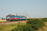 Lokomotiva: 40.1001-3 + 40.1019-9 | Vlak: DTV 30540 ( Razdelna - Pirdop ) | Msto a datum: Karnobat 28.06.2008