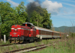 Lokomotiva: 55.054-1 | Vlak: PV 60210 ( Kjustendil - Pernik ) | Místo a datum: Debeli Lak 10.05.2007