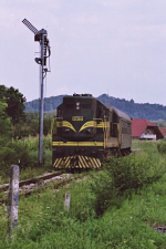 Lokomotiva: 661-275 | Vlak: P 7404 ( Tuzla - Srebrenik ) | Místo a datum: Tinja 02.08.2004