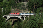 Lokomotiva: Re 4/4 11145 | Vlak: IR 2259 ( Zürich HB - Chiasso ) | Místo a datum: Wassen 07.09.2007
