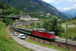 Lokomotiva: Re 4/4 11192 | Vlak: IR 2169 ( Basel SBB - Locarno ) | Msto a datum: Wassen 03.06.2009