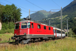 Lokomotiva: Re 4/4 11233 | Vlak: EC 171 Teodolinda ( Zrich HB - Milano Centrale ) | Msto a datum: Ambri-Piota 23.06.2006